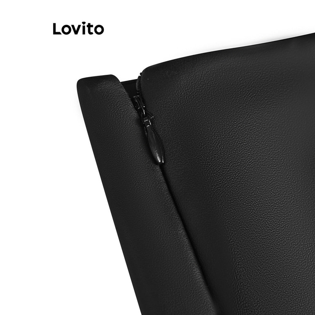 Lovito Shorts Falsos 2 em 1 com Zíper