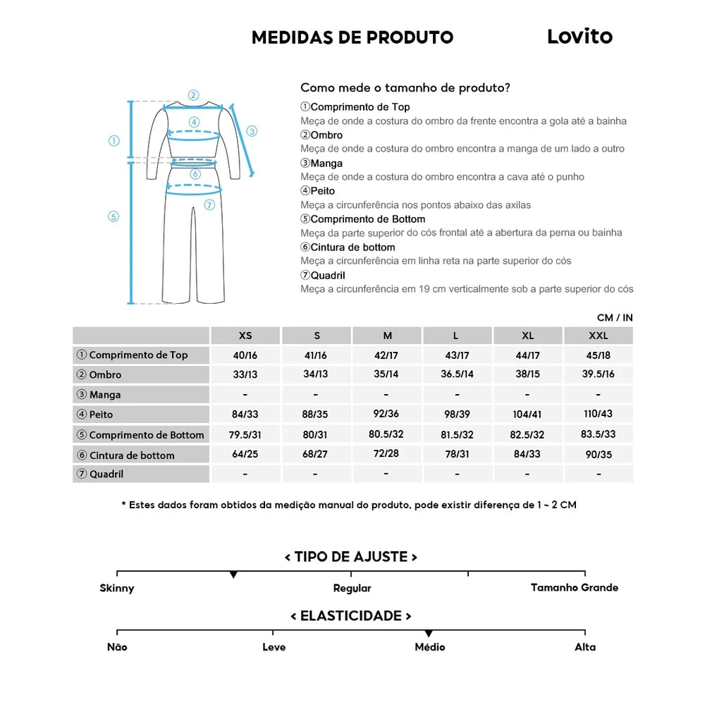 Lovito Casual Conjunto Feminino Liso de Saia Plissada com Cinto e Bolso
