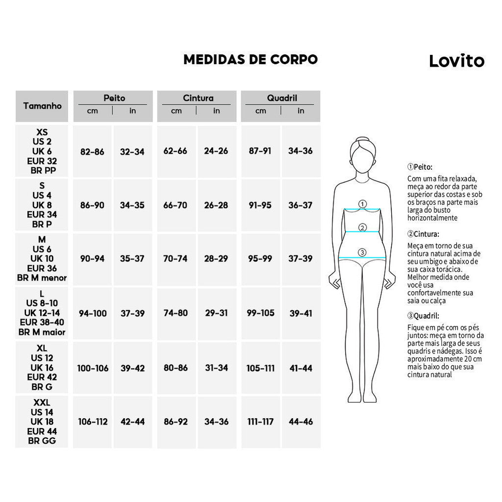 Lovito Casual Blusa Feminina Lisa de Jacquard com Manga Comprida