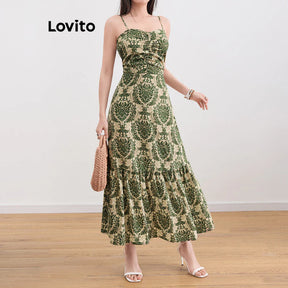 Lovito Vestido Franzido [FRETE GRÁTIS]