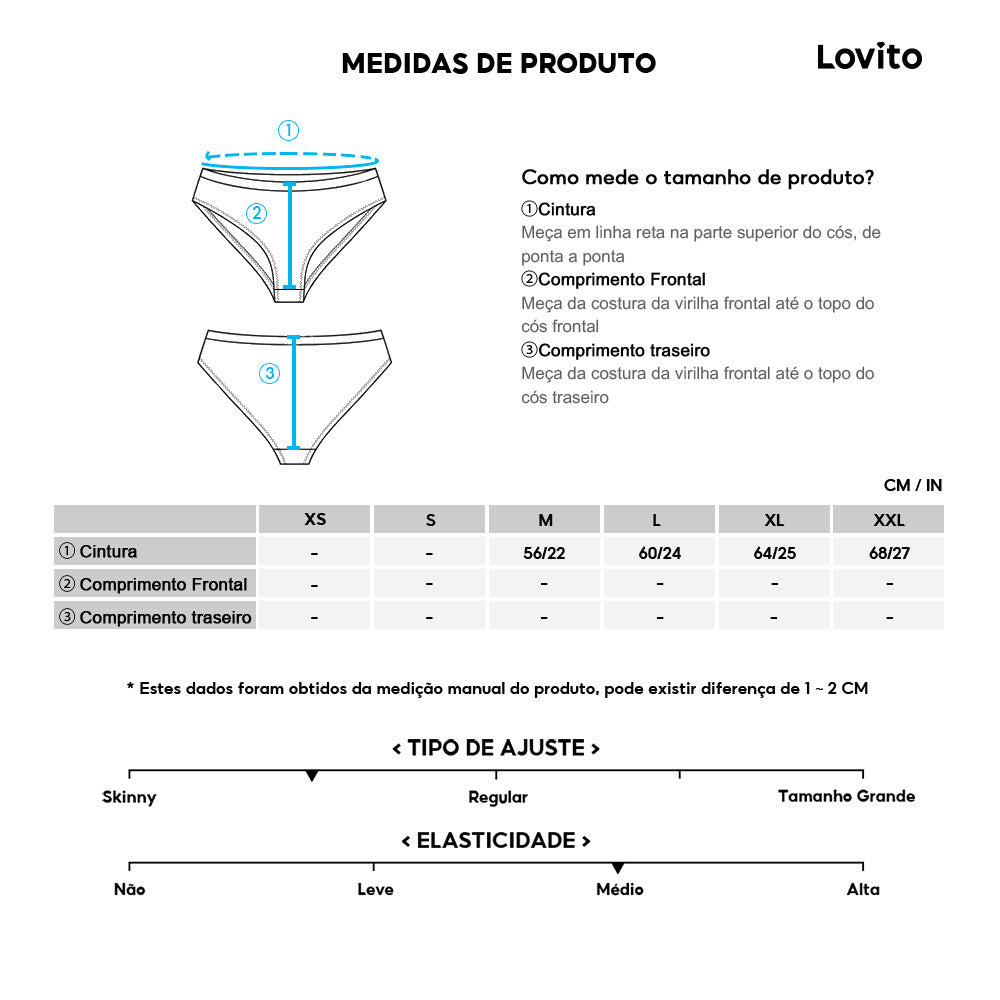 Lovito Calcinhas Sexy Simples [PAGUE 1 LEVE 3]