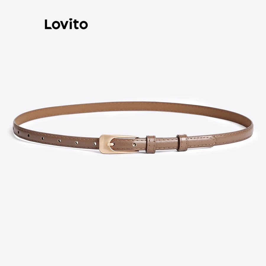 Lovito Cinto Básico com Acessórios Metálicos
